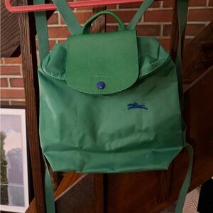 Longchamp Le Pliage Green Backpack